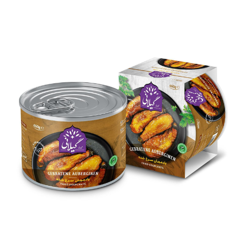 Packaging Fried Aubergine Gilani