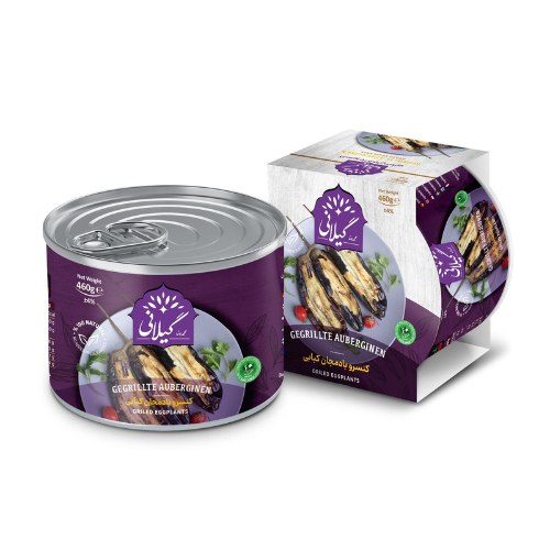 Packaging Grilled Aubergine Gilani
