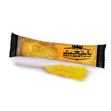 Packaging Single Yellow Rock Candy Stick