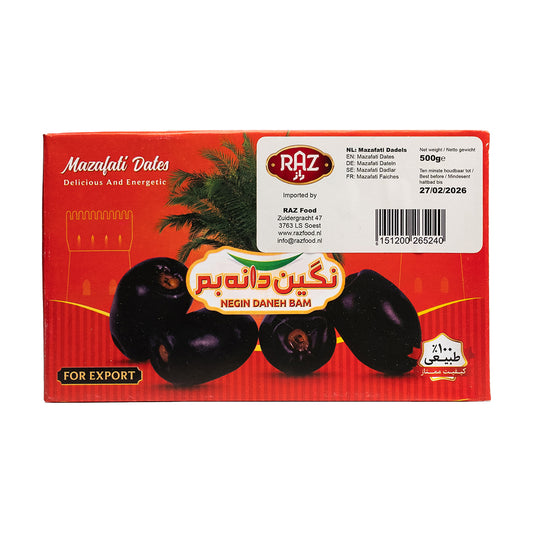 Packaging Dates Mazafati RAZ