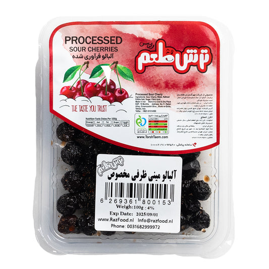 Packaging Torshtam Kristal Cherries