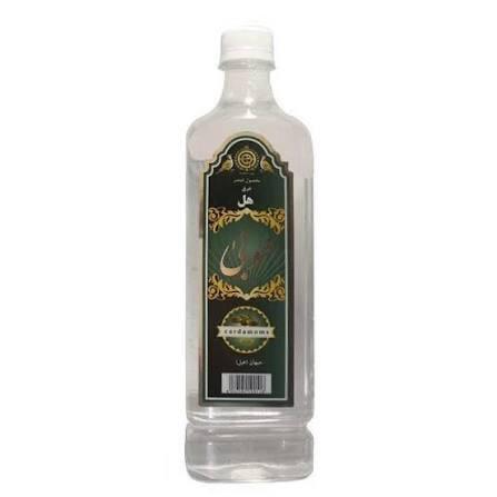 Tuba bottle with a green label on a white background