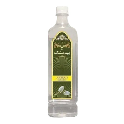 Tuba herbal bottle with green label on a white background